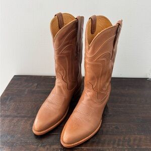 Women’s Tecovas The Jamie Caramel Bovine Cowboy Boots 9.5b